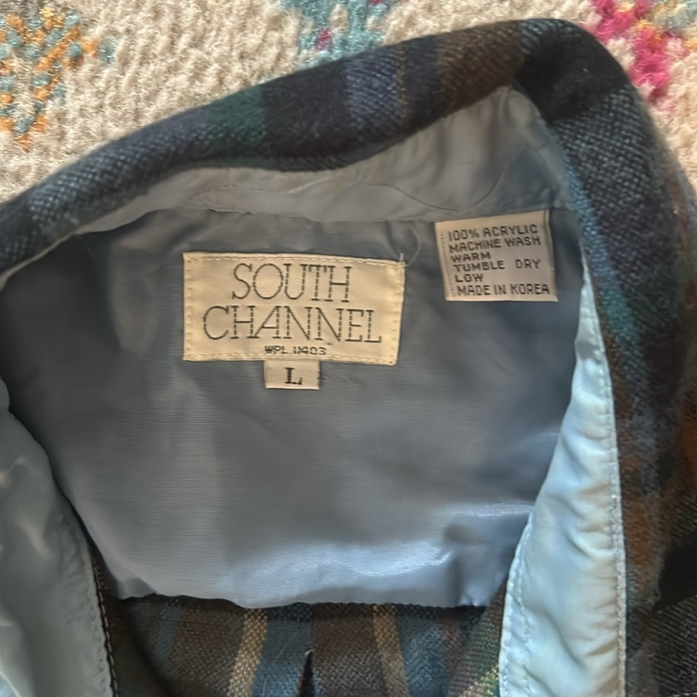 Vintage 1980’s South Channel Flannel, Men’s L